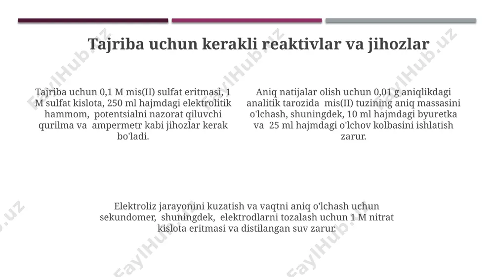 cu²⁺ kationini kulonometrikini aniqlash - Page 4