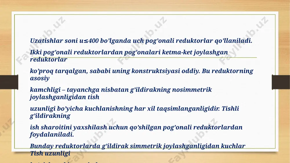 reduktor detallarining konstruktiv o‘lchamlarini aniqlash - Page 5