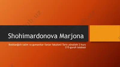imkoniyati cheklangan bolalarni umumta’lim maktablarida o’qitishda konseptual talablar — PPTX