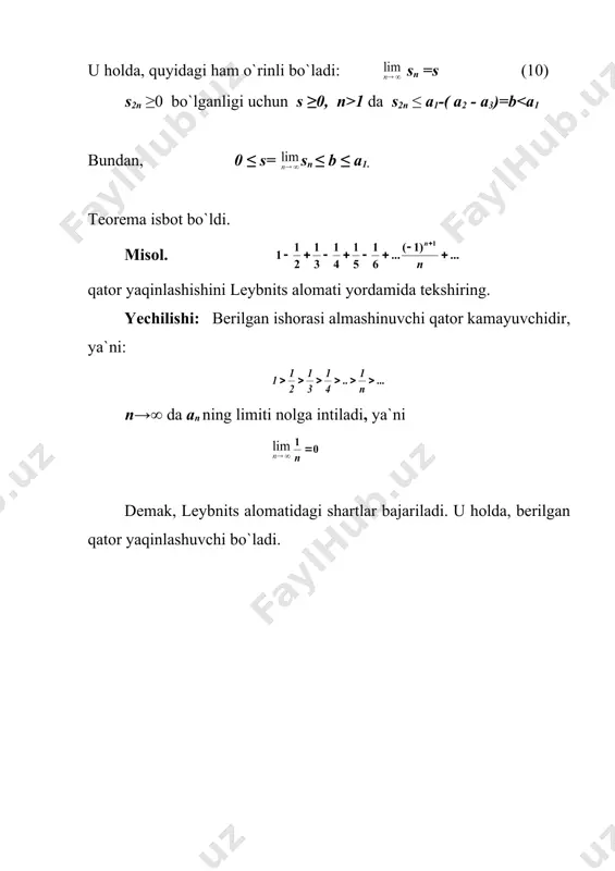 ishorasi almashinuvchi qatorlar - Page 4