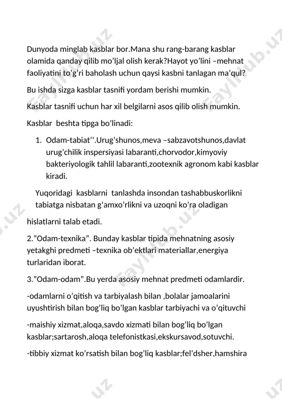 "kasb tanlashda qiziqish va qobilyatni aniqlash" - Page 4