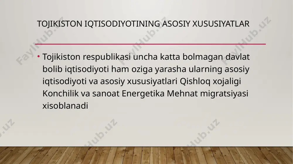tojikiton iqtisodiyoti - Page 5