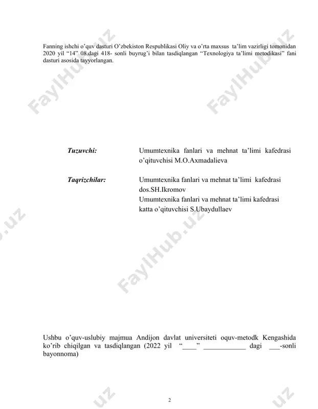 vasifatlar shakllantirilishini taqozo etadi.o`zbekistonda milliy mafkura shakllanib bormoqda. pedagogika ilmidagi tushunchalar, ta`riflar milliy mafkuraga mos, umuminsoniylik ruhida tushuntirilmog`i maqsadga muvofiq deb hisoblaymiz.albatta ta`lim va tarbiyada umuminsoniy qadriyatlar bilan birga milliy o`ziga xoslik nisbati, muvozanati alohida ahamiyatga ega.yana bir tomondan ta`lim nazariyasini, ta`lim-tarbiya mazmunini, shaklini va uslublari’nng asosiy jihatlari sharqda ishlab - chiqilib, ovru’o orqali o`zgarib, rivojlanib yana sharqqa qaytib kelganini va dunyo pedagogik jarayonini bir butunligini hisobga olinsa, quyida keltiriladigan tushunchalarda milliylikdan ko`ra umuminsoniylik jixatlarining ko`pligi ko`zga tashlanib turadi.kasbiy ta`lim pedagogikasining muxim tushunchalariga to`xtalamiz. ma`lumot - o`qitish jarayoni va uning natijasi xisoblanib, o`quvchida bilim, iqtidor va ko`nikmalarning o`zlashtirilganligini, bilish qobiliyati o`sganligi va ular asosida ilmiy dunyoqarash, shaxsiy sifatlar shakllanganligini, ularning ijobiy kuchlari va qobiliyatlarining qay darajada rivojlanganligini anglatadi. texnologik ma`lumot - hozirgi zamon ishlab chiqarishini tashkil etishning asosiy tamoillari bilan, chiqindisiz va ekologik toza texnologiya bilan tanishish. shu bilan birga kompyuter texnikasi, mexanizatsiyalashtirilgan hamda avtomatlashtirilgan mehnatning hozirgi davrdagi jihozlari bilan …