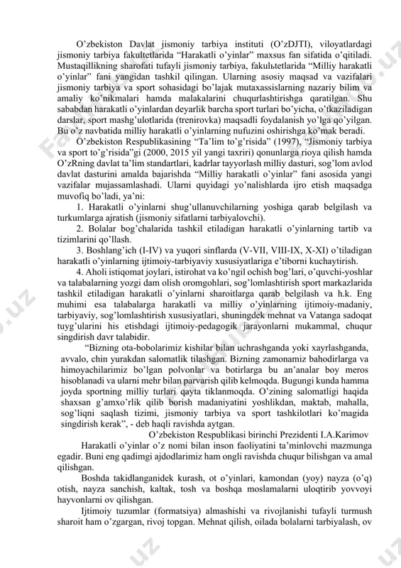 1889) kabilarning xizmati kattadir. xx asr boshlarida arxeologik va tarix sohasidagi olimlar v.bartolьd, a.vinogradov, s.p.tolstov, a.shishkin hamda o’zbekiston arxeologi ya.g’ulomov kabilar harakatli o’yinlarga katta e’tibor berishgan. in recent years we have seen a great advancement in computer graphics imagery. xalqning haqiqiy vazifalari ta’lim jarayonidagi muammolarni bartaraf etuvchi vatanga fidoyi insonlar qilib tarbiyalashdir. virtual munosabatlar orqali insonlarni xulqini tarbiyalashda qiyinchiliklar bo'lishi mumkin. bu biz insonlar bir qator bir-biri bilan muloqotda bo'lgan vaziyatda, ayniqsa, muhimdir. biz so'nggi yillarda sohada katta taraqqiyot ko'rdik, va biz asta-sekin yana odamlar o'yinlarni virtual real vaqtda ilovalar, kiritilgan. ushbu maqolada, biz xususan, belgi, piyoda xarakat bilan band, multi-agent tutish modellashtirish haqida o'ylash va yo zarracha asoslangan yoki qoidalarda ishlatiladigan eng mashhur yondashuvlarning ko'p to'g'ri qo’llay olish uchun murakkab qoidalar talab etilgan. o'tgan bir necha yil davomida biz ham ba'zi ma'lumotlarning yuritmali usullarini adabiyotlarda ko'rdik..[footnoteref:1] [1: arjan egges, arno kamphuis, mark overmars “motion in games” first international workshop, …