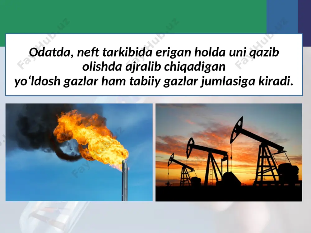 uglevodorodlarning tabiiy manbalari. tabiiy gaz va toshko’mir. 10 - sinf - Page 3