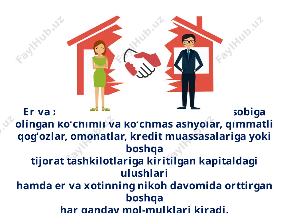 er-xotinning mulkiy huquq va majburiyatlari 11-sinf - Page 5