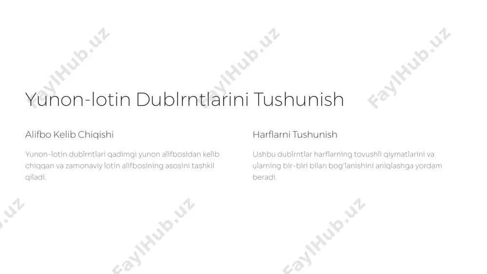 muhimdir. tahlil qilish yakka aelarni tahlil qilish orqali so'zning ma'nosini aniqlash mumkin. qo'llash yakka aelarni to'g'ri qo'llash orqali o'z fikrlarimizni aniq va samarali etkazishimiz mumkin. 8 yakka aelarni samarali foydalanish 1 alifboni bilish yakka aelarni to'g'ri yozish va o'qish uchun alifboni yaxshi bilish kerak. 2 qoidalarga amal qilish yakka aelarni qo'llashda grammatik qoidalarga amal qilish kerak. 3 mashq qilish yakka aelarni to'g'ri qo'llash ko'p mashq qilishni talab qiladi. 9 yakka aelarni rivojlantirish 1 o'qish ko'proq kitob o'qish yakka aelarni to'g'ri qo'llashga yordam beradi. 2 yozuv yozuv mashqlari yakka aelarni to'g'ri yozish qobiliyatini oshiradi. 3 lug'at yangitdan so'zlar o'rganish yakka aelarni samarali qo'llashga yordam beradi. 10 image1.png image2.png image3.png image4.png image5.png image6.png image7.png image8.png image9.png image10.png image11.png image12.png image13.png image14.png image15.png