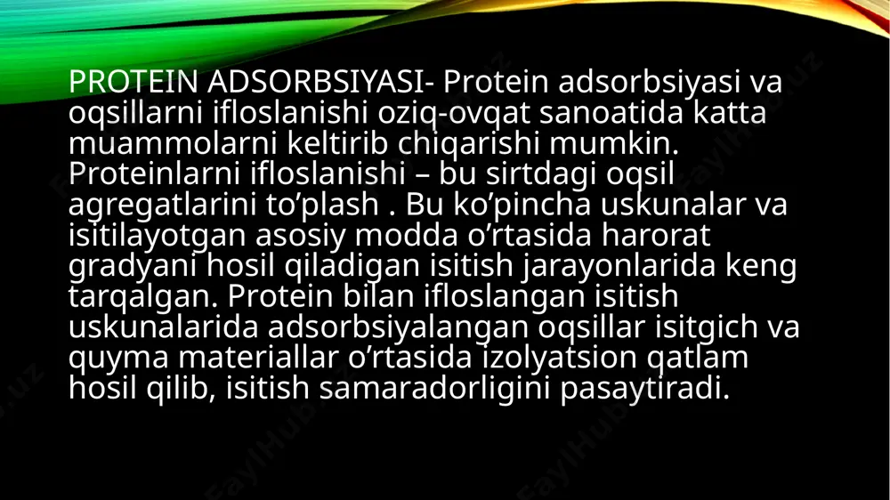 organizmning hayot faoliyatida adsorbsiya jarayoning ahamiyati - Page 4