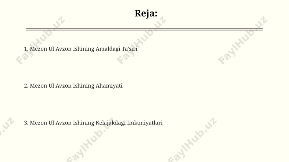 gacha suv tejovchi texnologiyalarni qo'llash orqali 15 000 gektar yer maydonini qamrab olishdan iborat. loyiha doirasida 1000 gektardan ziyod yer maydonlarida tomchilab sug'orish tizimlari o'rnatildi, bu esa suv sarfini 30% ga kamaytirdi va hosildorlikni 20% ga oshirdi. mezon ul avzon samarqand viloyatida 2017-yildan buyon 500 dan ortiq fermer xo'jaliklariga zamonaviy sug'orish texnologiyalarini joriy etish orqali suv resurslaridan samarali foydalanishga qaratilgan. asarning muallifi va uning ijodkorlik yo'li асарнинг муаллифи аҳмад яссавийнинг 11-12 асрларда хоразмдаги маънавий мероси, 40 дан ортиқ асарлари билан бойитилган ижодий фаолияти минтақанинг маданий ривожига катта таъсир кўрсатган. аҳмад яссавийнинг ижодий услуби, унинг туркистон шаҳридаги мадрасалардаги таълими ва кенг кўламли саёҳатлари орқали шаклланган бўлиб, ўзбек адабиётига беқиёс ҳисса қўшган. унинг шеърларидаги тасаввуф ва суфийлик ғоялари, 700 дан зиёд байтлардан иборат бўлган "хикматлар" тўпламида яққол акс этган бўлиб, бугунги кунда ҳам ўзининг долзарблигини йўқотмаган. mezon ul avzonning dunyo adabiyotidagi o'rni dunyo adabiyotida, ayniqsa, fors va turk adabiyotlarida, 1000 yildan ortiq …