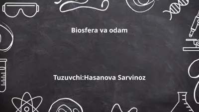 biosfera va odam — PPTX