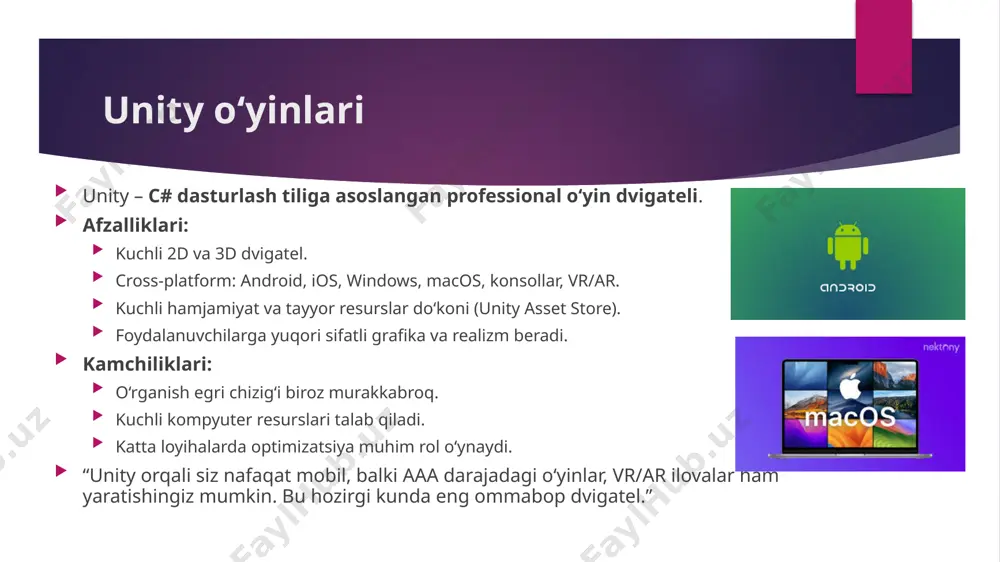 python o‘yinlarini va unity o‘yinlarini samaradorlik jihatidan solishtirish - Page 4