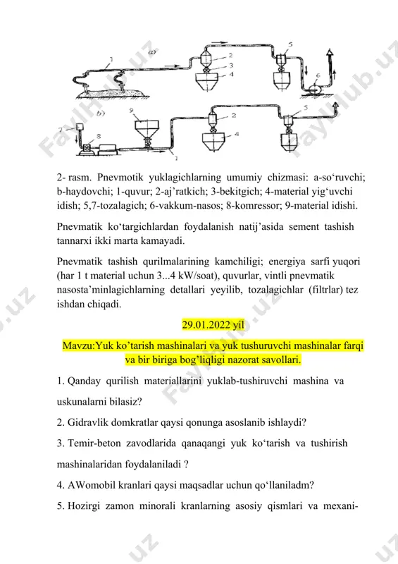 22 yil mavzu:gruntning asosiy fizik xususyatlari. grunt, bu tog‘ jinsi bo‘lib, mineral zarrachalari va ular orasi suv hamda havo miqdori bilan to‘ldirilgan sistemadir. shunga qo‘ra grunt- lar uchta fazaga bo‘linadi: qattiq, suyuq va gazsimon. gruntning qattiq zarrachasining o‘rtacha diametri bo‘yicha sog‘ (gilli) tuproq (sh < 0,005 mm), changsimon (sh = 0,05…0,005 mm) va qumli (sh = 2...0,05 mm). grunt, imorat va injenerlik inshootlarini qurishda ishla- tiladigan asosiy qurilish materialidir. tarkibiga ko‘ra gruntlar qumli, changsimon, qumoq, loyli, sog‘ tuproqli, torfli, toshloq va h.k. xillarga bo‘linadi. ularning har biri ma’lum xossalarga ega bo‘ladi. gruntning namligi, zichligi, shuningdek, bog‘lanuvchanlik, suv o‘tkazuvchanlik, singdiruvchanlik, yumshaluvchanlik, yopishqoqlik, qiyaliklarda ush- lab turiluvchanlik xususiyati va zichlanuvchanlik uning asosiy xossa- lari hisoblanadi. mavzu:gruntlarning asosiy xossalari. gruntning namligi, zichligi, shuningdek, bog‘lanuvchanlik, suv o‘tkazuvchanlik, singdiruvchanlik, yumshaluvchanlik, yopishqoqlik, qiyaliklarda ushlab turiluvchanlik xususiyati va zichlanuvchanlik uning asosiy xossalari hisoblanadi. namlik - bu ma’lum hajmdagi grunt tarkibidagi suv miqdori og‘irligi rs ning quruq grunt …