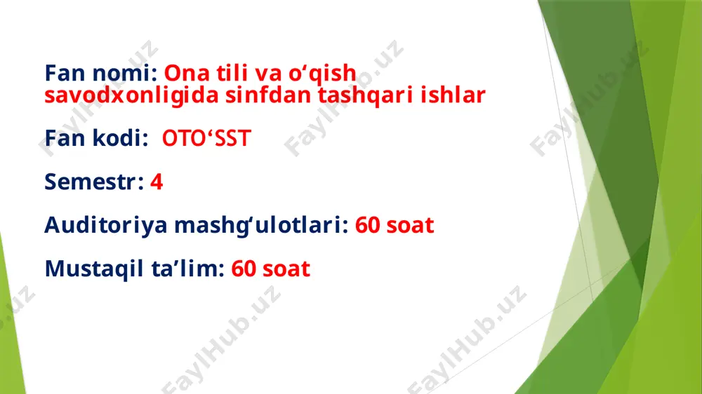 ning xati chiroyli" tanlovini tashkil etish. 6-mavzu. haftalik mazmuni va ularning tashkil qilish. 7-mavzu. ona tili va o'qish savodxonligi fanidan olimpiadani tashkil etish. 8-mavzu. ona tili va o'qish savodxonlig fanidan kechalar tashkil etish. 9-mavzu. ona tili va o'qish savodxonligi fanidan uchrashuvlarni tashkil etish. 10-mavzu. ona tili va o'qish savodxonligi fanidan ertaliklarni tashkil etish. 11-mavzu. oʻquvchilarning lugʻatini boyitish ustida ishlash. 12-mavzu. oʻquvchilarning soʻz birikmasi, gap ustida ishlash koʻnikmasini oʻstirish. 13-mavzu. oʻquvchilarning bogʻlanishli nutqini oʻstirish. 14-mavzu. badiy uslubdagi matnlarni yozishga o'rgatish. 15-mavza. ilmiy-ommabop uslubdagi matnlarni yaratishga o'rgatish. image1.jpeg /docprops/thumbnail.jpeg