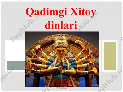 qadimgi xitoy dinlari — PPTX