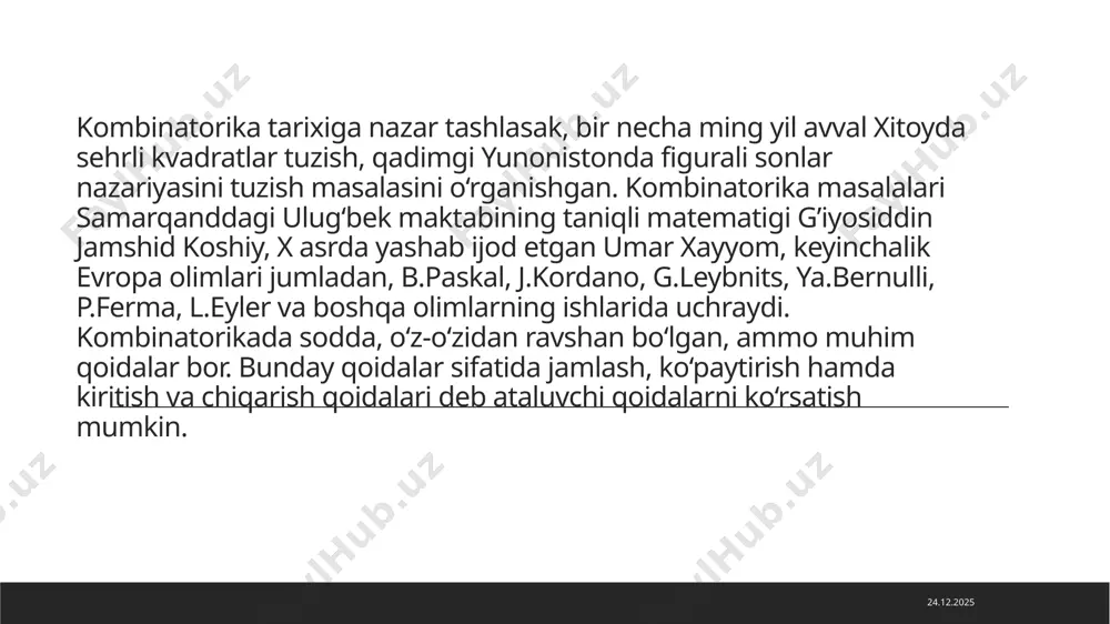 oliy matematika i: kombinatorika va matematik mantiq elementlari - Page 4