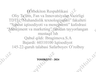 claas kompaniyasi — PPTX