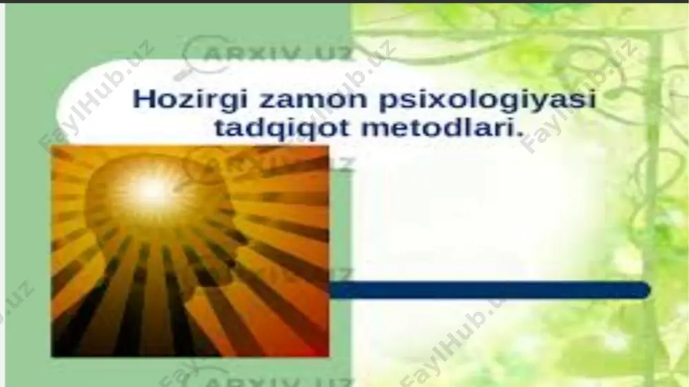 psixologiyaning tadqiqot metodlari - Page 4