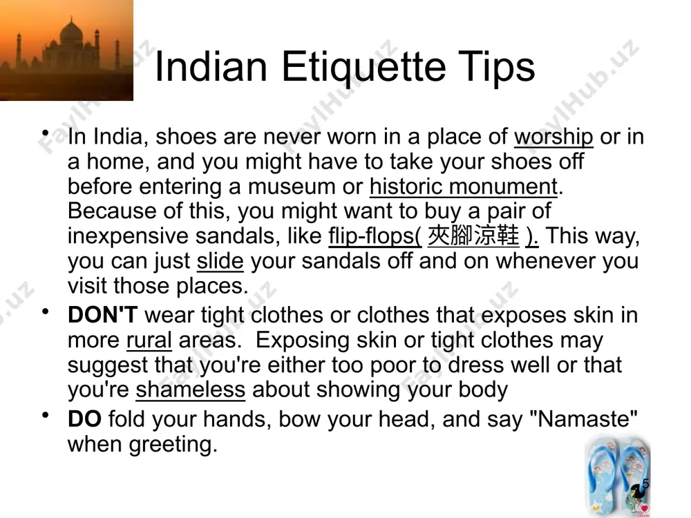 indian etiquette - Page 5