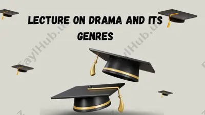 lecture on drama and its genres — PDF