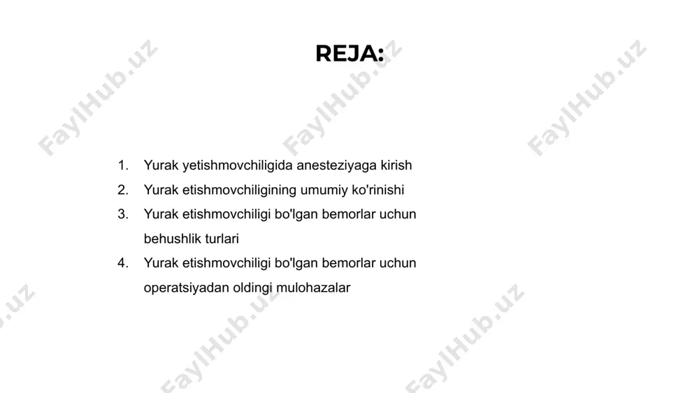 ning ahvoli va protsedurasiga bog'liq. yurak yetishmovchiligida behushlik texnikasi jarrohlik operatsiyalari paytida yurak etishmovchiligi bo'lgan bemorlarni davolashda behushlik hal qiluvchi rol o'ynaydi. bemor xavfsizligi va qulayligini ta'minlash uchun umumiy behushlik yoki mintaqaviy behushlik kabi turli usullardan foydalanish mumkin. yurak etishmovchiligi bo'lgan bemorlarga behushlik qo'llashda hayotiy belgilar va suyuqlik holatini diqqat bilan kuzatib borish muhimdir. anesteziologlar asoratlar xavfini kamaytirish va natijalarni optimallashtirish uchun dozani va texnikani sozlashlari kerak. anesteziologlar, kardiologlar va boshqa tibbiyot xodimlarining hamkorligi yurak etishmovchiligi bo'lgan bemorlarda jarrohlik muolajalarini o'tkazishda muvaffaqiyatli natijalarni ta'minlashning kalitidir. multidisipliner yondashuv anesteziya usullarini bemorning individual ehtiyojlariga moslashtirishga yordam beradi. yurak yetishmovchiligini davolashda behushlikning afzalliklari anesteziya bemorlarning jarrohlik va muolajalar paytida qulay bo'lishini ta'minlash orqali yurak etishmovchiligini boshqarishda hal qiluvchi rol o'ynaydi. bu og'riqni nazorat qilishga yordam beradi va tashvishlarni kamaytiradi, natijada yaxshilanadi. bundan tashqari, behushlik dori-darmonlari gemodinamikani barqarorlashtirishga yordam beradi va yurak etishmovchiligi bo'lgan bemorlarda jarrohlik muolajalar bilan bog'liq bo'lgan stress reaktsiyasini organizmning oldini …