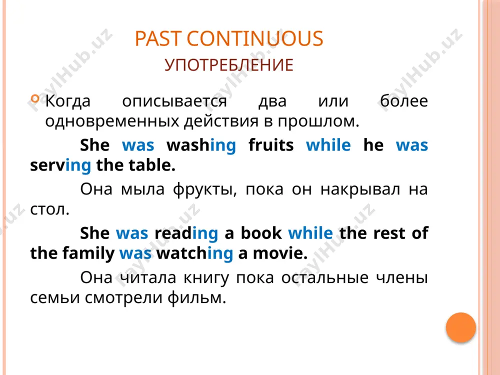 past continuous - Page 5