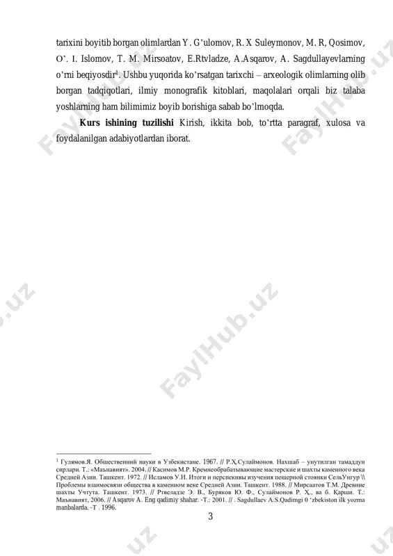 rlari to’garagi a’zolari, asosan, hukumat vakillari, harbiylar, o’rta ta’lim muassasalarining direktor va o’qituvchilari, shuningdek, o’lka va uning tarixi bilan qiziquvchi mutaxassaslar – geograf, biolog, mahalliy tarixchi, kolleksioner va boshqalardan iborat bo’lgan. ular tomonidan arxeologik yodgorliklar va numizmatik topilmalar ro’yxatga olindi, arxeologik xarita tuzish uchun ma’lumotlar yig’ildi, arxeologik qazuv ishlari olib borilib, davriy nashrlar chiqarib turildi1. taht ilmiy faoliyatini o’rgangan b.v. luninning fikriga ko’ra, to’garak, o’lkadagi arxeologik tadqiqotlarni boshlab berib, o’rta osiyoning o’tmish tarixi haqidagi bilimlarni oshirishda o’ziga xos iz qoldirdi. uning a’zolari tomonidan amalga oshirilgan arxeologik yodgorlik va turli tarixiy buyumlarni ro’yxatga olish ishlari haqidagi ma’lumotlar bugungi kunda ham o’z ahamiyatini yo’qotgani yo’q. 1921-yilda tashkil etilgan turkiston muzey ishlari va tarixiy yodgorliklar, san’at va tabiatni saqlash qo’mitasi asosiy diqqat-e’tiborni buzilish xavfi ostida qolgan yodgorliklarni ro’yxatga olib, ularni ta’miri bilan shug’ullana boshladi. 1929-yildan boshlab arxeologlar o’z ishlari ko’lamini oshirib, geologlar bilan birga ishlay boshlashdi. qadimiy tog’-kon sanoati va tog’ ishi texnikasi …