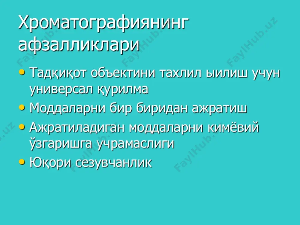 xromatografiya usullari va ularni amaliyotda qo'llash - Page 4