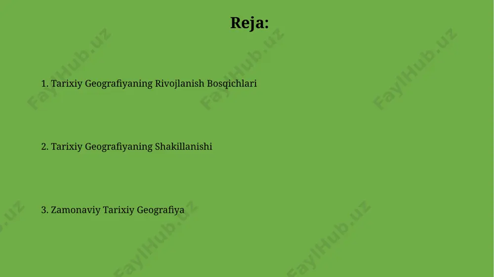 ssik davr geografiyasi klassik davr geografiyasi, masalan, gerodot va ksenofont kabi olimlarning sayohatlari va kuzatishlari natijasida o'ziga xos geografik bilimlarni shakllantirishga hissa qo'shgan. yunon geografi strabonning 17 jildlik "geografiya" asari o'rta yer dengizi mintaqasi, shu jumladan, rim imperiyasi hududlari geografik tavsiflarini o'z ichiga olgan. yangi davr geografiyasi xvi-xvii asrlarda yevropa imperiyalarining kengayishi yangi davr geografiyasining shakllanishiga, xususan, yangi yerlar — amerika, osiyo va afrikaning xaritalashtirish va o'rganish jarayonlariga katta ta'sir ko'rsatdi. yangi davr geografiyasi 18-asrda kashfiyotlar davri bilan bog'liq bo'lib, taxminan 200 dan ortiq yangi o'simlik va hayvon turlari ta'riflanib, jahon faunasi va florasi to'g'risidagi bilimlarni kengaytirdi. o'rta asrlar geografiyasi markaziy osiyo mintaqasida, xususan, buxoro va samarqand shaharlari, o'rta asrlar geografiyasi uchun muhim savdo va madaniy markazlar bo'lib, 100 dan ortiq ilmiy asarlar yaratildi, bu esa mintaqaning geografik holatini va aholi sonini o'rganishga imkon berdi. 13-asrda marco polo ning sharqqa sayohati va uning yozuvlari, xitoy, hindiston va boshqa osiyo mamlakatlarining …