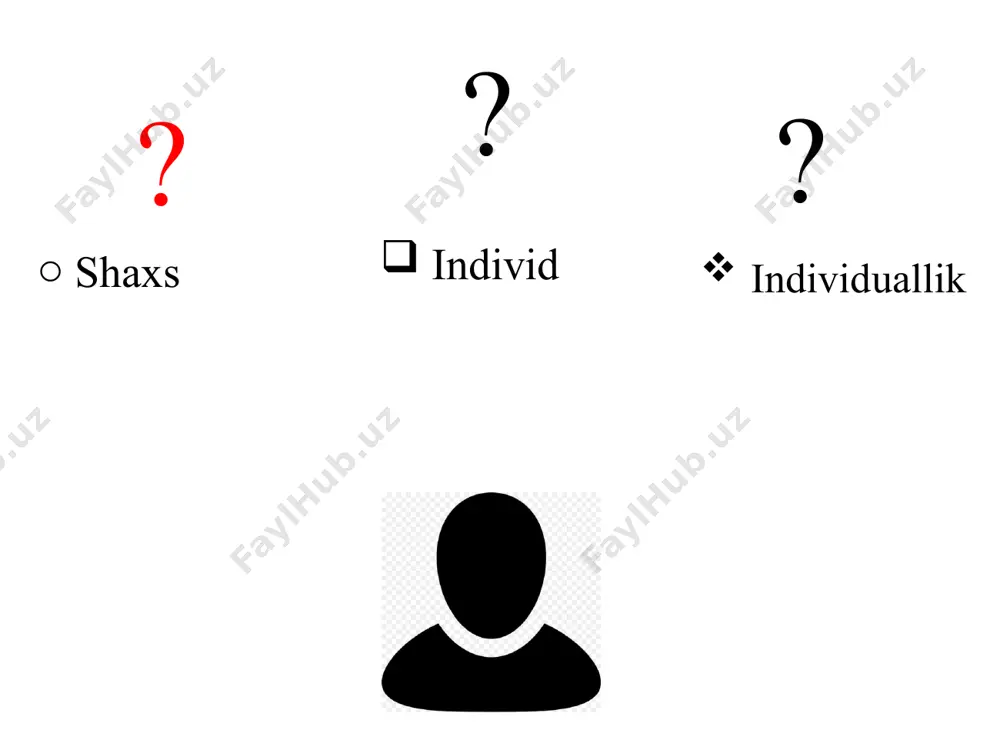 sib shaxs" "to'liq ishlaydigan shaxs" psixologiyada shaxsiyatni tushuntirishdagi nazariyalar: - shaxsning psixodinamik nazariyasi (tabiatning rivojlanishidagi asosiy omil tug'ma instinktlardir); - shaxslarning dispozitsiya nazariyasi yoki iblislar nazariyasi, chunki uning tarafdorlari inson sub'ektlarining turli xil "ogohlantirishlarga" muayyan xatti-harakatlarga ma'lum predmetlarga (predispozitsiyalar, xususiyatlar) ega ekanligiga ishonch hosil qilishgan, soddalashtirganlar esa, bu yo'nalishdagi izdoshlar o'zlarining fikrlarida barqaror ekanliklarini, hodisalar, holatlar, hayot tajribasi, nima bo'lishidan qat'i nazar, harakatlar va hissiyotlarda doimiydir; - fenomenologik (shaxs o'z-o'zini anglash uchun harakat qiladigan va ijobiy xususiyatga ega bo'lganligiga ishonishdan iborat); - shaxsiyatning kognitiv nazariyasi (kognitiv funktsiyalar va intellektual jarayonlar odamlarning xatti-harakatlariga chuqur ta'sir ko'rsatadi); - o'rganish nazariyasi yoki shaxsning xatti-harakatlar nazariyasi, asosiy dissertatsiya insonning hayot faoliyati jarayonida shaxs tomonidan olingan tajriba ekanligiga ishonch hisoblanadi. - shaxsiyatning xatti-harakatlar nazariyasi atrof-muhitning shaxsiyat rivojlanishining manbai ekanligiga, shaxsning psixologik yoki genetik merosning hech qanday tarkibiy qismiga ega emasligiga ishonchga asoslangan. bu faqat o'rganishning mahsuli bo'lib, shaxsiy xususiyatlar umumlashtirilgan ijtimoiy ko'nikmalar va xulq-atvorli reflekslardir. …