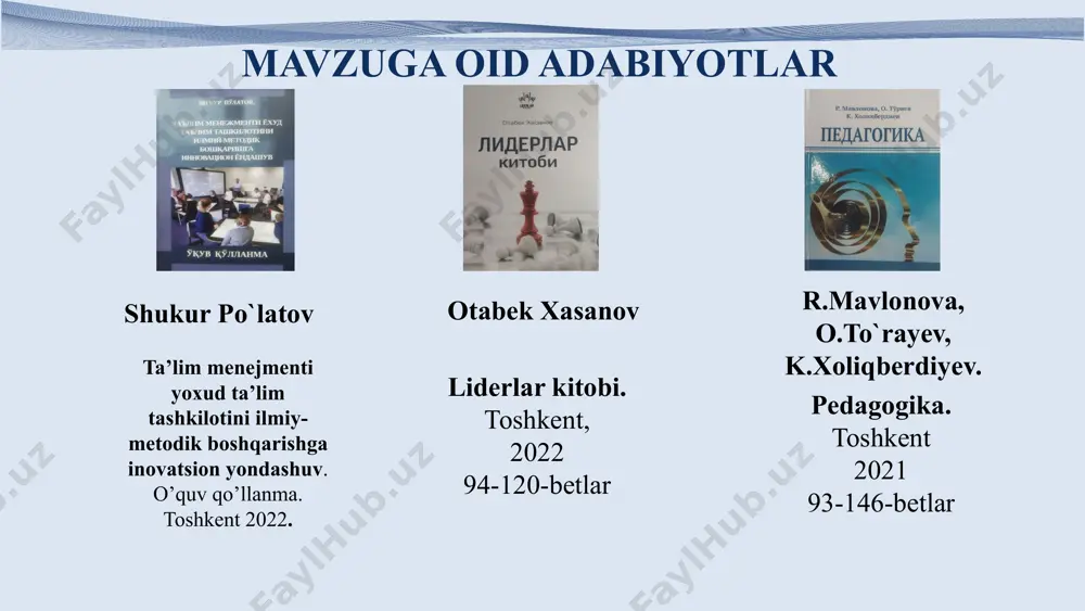 riga yo’naltirishga doir seminar-treninglar tashkil qilish. 1. viloyatimizda joylashgan kaliyli o’g’itlar ishlab chiqarish zavodi hamda sho’rtangaz kimyo majmuas ma’muriyati bilan kelishgan holda yoshlarni kasbga yo’naltirilgan treninglar o’tkazish. 2. viloyatdagi barcha xususiy va davlat otm bilan kelishgan holda hududlardagi kadrlar yetishmovchiligini tahlil qilib yoshlarni ta’limga yo’naltirish bo’yicha seminarlar tashkil qilish. maktab direktori; direktor o‘rinbosalari; kasaba uyushmalari 2026-2027- o‘quv yili boshida (avgust) har chorak yakunida maktab o’quvchilarining aniq bir kasb egasi yoki ta’limning keyingi bosqichlarida o’qish uchun aniq maqsadli reja shakllantiriladi va ularning bandligi ta’minlanadi. kelajak uchun kadrlar zahirasi shakllantiriladi. 2 umum ta’lim maktablarning o’zida o’quvchilarni ixtisosliklarga ajratish. ta’limdan keyingi ta’limni davom etirish, pullik o’quv kurslarni tashkil etish; ma’lum bir kasblarga yo’naltirish; til o’rganishga jalb qilish. kuzatuv kengash; maktab direktori; direktor o‘rinbosarlari; metod birlashma rahbarlari; maktabning pedogogik kengashi. avgust oyi davomida har chorak yakunida bunda salohiyatli o’quvchilarning maktabda qolishi ehtimoli ortadi, ularning o’qituvchilarning bilim va salohiyatiga ishonchi shakllanadi. bundan tashqari, o’qituvchilarning moddiy …