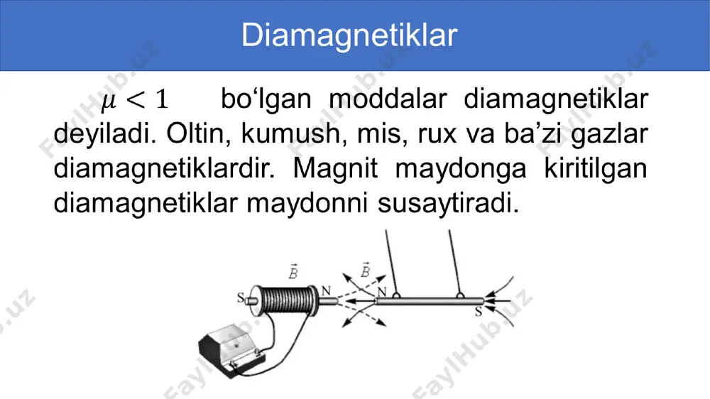 moddaning magnit xossalari - Page 4