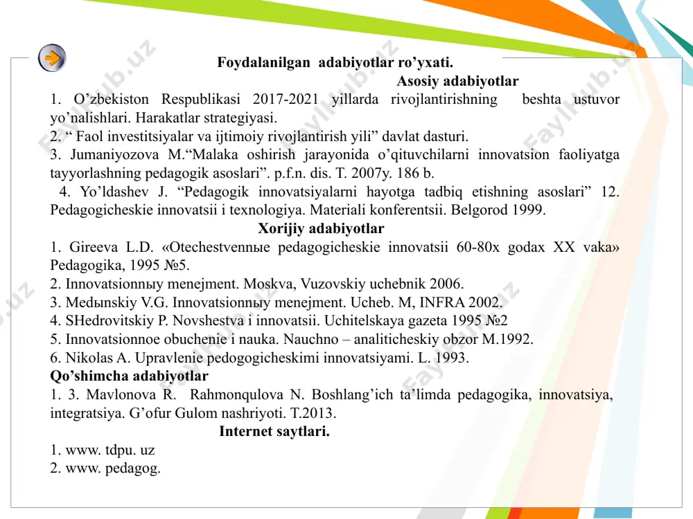 hini ta’minlashdan iborat. o’quvchi, talaba shaxsini har tomonlama va garmonik rivojlanishini ko’rsatuvchi asosiy faktor, uning yuqori darajada mustaqil fikrlash, o’z nuqtai nazarini himoya qilishda namoyon bo’ladi. agar o’quv jarayoni o’quvchi – talabani mustaqil fikr yurita olishga o’rgatsa, unday ta’limni rivojlantirishga asoslangan o’quv – biluv jarayoni deb qabul qilish mumkin. o’quvchini fikrlashga yo’naltirilgan maxsus vositalarni qo’llab, uni fanga qiziqtirish, erkin fikrlashga o’rgatish, rivojlantirish tizimi yaratib borilsa, buni muammoli ta’lim deyish muumkin. aqliy izlanish – juda murakkab jarayon bo’lib, u asosan muammoli vaziyat vujudga keltirilganda, aniq muammolar ko’rsatilgandagina vujudga keladi. agar o’qituvchi o’quvchiga topshiriq berib, uni qanday bajarish yo’lini aytib, uni bajarishga undasa, bu muammoni yechishga kirmaydi. bu o’quvchini tanxo o’zini yagona yechishga o’rgatadi xolos. o’quvchini haqiqiy faollashtirish, uni muammoni mustaqil fikrlash, nazariy va amaliy tamoyillarini hisobga olish, tahlil orqali muammo yechimini o’zi o’ylaganidek yakun toptirishga olib kelishi kerak. muammoli ta’lim an’anaviy ta’limdan o’zining maqsad, printsiplari, metodlari, vazifalari jixatidan keskin farq qiladi. …