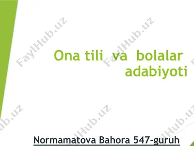 onatilivabolalaradabiyoti — PPTX
