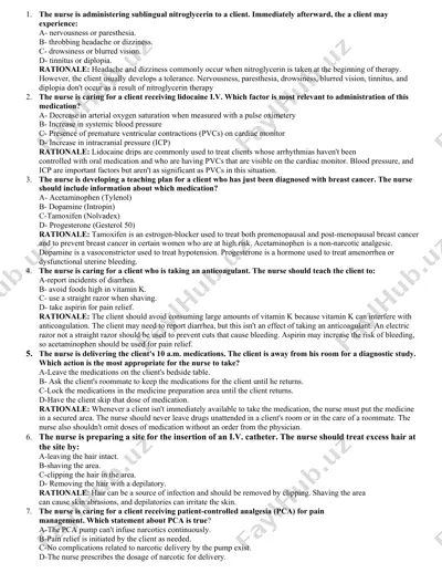 nursing pharmacology and patient care guidelines — DOCX