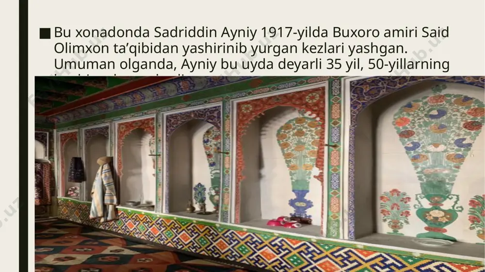 sadriddin ayniyning uy-muzeyi - Page 5