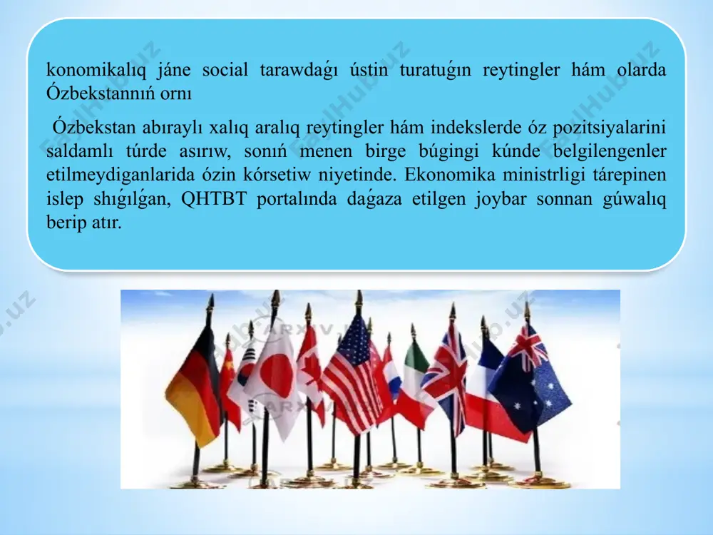 lerin birgelikte sheshiw huqıqına iye esaplanadı. er-hayal hár biri ózi tańlaǵan kásibi, qánigeligi, shınıǵıw túrinde islew huqıqına iye. er hám hayal jasaw orınların tańlawda da teń haqılı. bunnan er óz úyinde, hayal óz úyinde jasawı kerek, degen mánis shıqpaydı. lekin turar jay máselesinde er hám hayal tınısh-tatıw jasaw múmkinshiligin gózlep, shańaraqtı saqlaw maqsetinde bul máselege jaqınlawı kerek. nátiyjede, ekonomikalıq erkinlik indeksi boyınsha mdh sheńberindegi tórtew mámleket ortasha erkin ekonomikaǵa (60 tan 70 ballǵa shekem), altawı - kóp tárepten erkin bolmaǵan ekonomikaǵa (50 den 60 ballǵa shekem) kiredi, olar arasında biziń mámleket de bar hám ekonomikası erkin bolmaǵan bir mámleket (50 balldan tómen) bar. joybar avtorlarınıń pikrine qaraǵanda, shólkemlestirilgen-stilistik, statistikalıq hám normativlik-huqıqıy bazanı jetilistiriw jaǵdaynı ońlaw imkaniyatın beriwi kerek atap aytqanda, indeks dúziwshiler menen tikkeley ózara kelisiw ushın ózbekstan missiyasini jiberiw, ekonomikalıq erkinlik indeksin asırıw maqsetinde xalıq aralıq standartlardı implementatsiya qılıw boyınsha konsepsiya islep shıǵıw jáne onı ámelge asırıw rejelestirilip atır. …