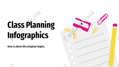 class planning infographics — PPTX