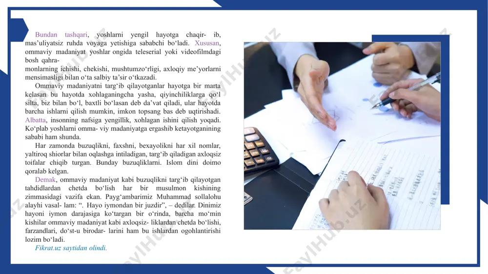olomon madaniyati. kirishlar va kiritmalar uslubiyati - Page 5