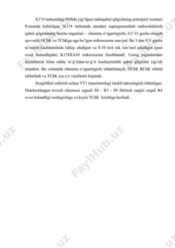 chastota ikki marta o‘zgartiriladigan supergeterodinli qabul qilgich - Page 4