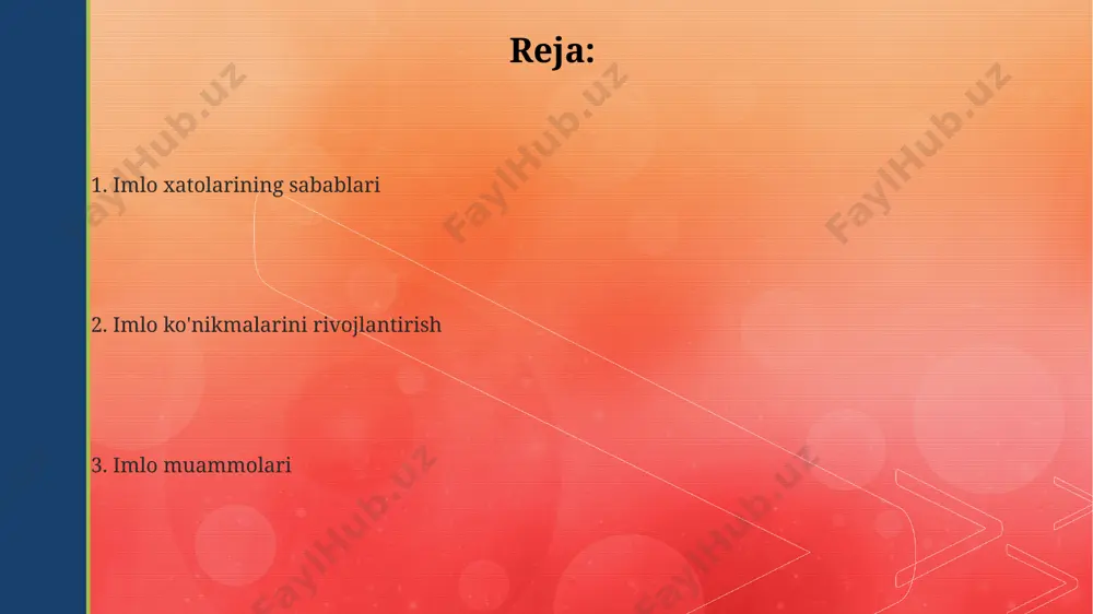 va ularni tuzatish samarali usul hisoblanadi. o'qish va yozish jarayonida uchragan imlo qiyinchiliklarini daftarga yozib borish va ularni muntazam ravishda takrorlash orqali, kamida 70% xatoliklarni bartaraf etish mumkin. har kuni kamida 20 ta yangi so'z va ularning imlosi bilan tanishish, lug'atlar, imlo qo'llanmalari va onlayn resurslardan foydalanish orqali imlo xotirasini rivojlantirish mumkin. o'qish va yozish ko'nikmalarining yetishmasligi o'qish va yozish ko'nikmalarining yetishmasligi, o'quvchilarning 30% gacha akademik muvaffaqiyatsizlikka olib kelishi mumkin, bu esa keyinchalik hayotlarida katta qiyinchiliklarga olib keladi. o'qish va yozish ko'nikmalarining zaifligi, leksik zahiralarning cheklanganligi bilan bog'liq bo'lib, so'z boyligini 5000 so'zdan kam bo'lgan o'quvchilar yozma ishlarda ko'proq xato qilishadi. fonetik xatoliklarning 70% dan ortig'i o'qish va yozish ko'nikmalarining yetarli darajada rivojlanmaganligidan kelib chiqadi, bu esa noto'g'ri so'zlarni yozishga olib keladi. ko'z bilan ko'rish qobiliyatining zaifligi ko'rish qobiliyatining zaifligi, masalan, miopiya (yaqin ko'rish) yoki gipermetropiya (uzoq ko'rish) kabi refraksiya xatolarining 70% dan ortig'i bolalik davrida aniqlanadi. ko'zning asosiy qismlari …