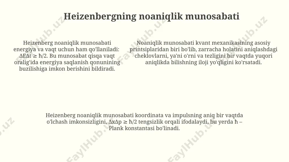 kvant mexanikasi elementlari - Page 5