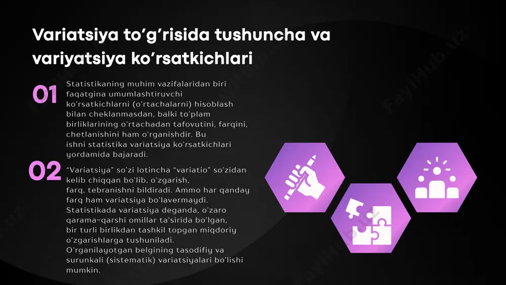 statistikada variatsiyani baholash usullari va dispersion tahlil asoslari - Page 3