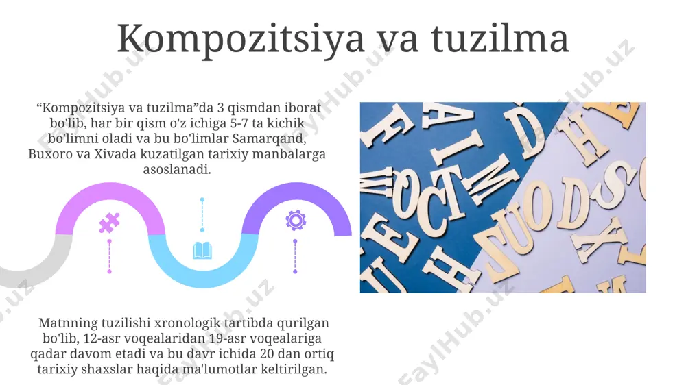 matnning asosiy xususiyatlari (prezentatsiya) - Page 5