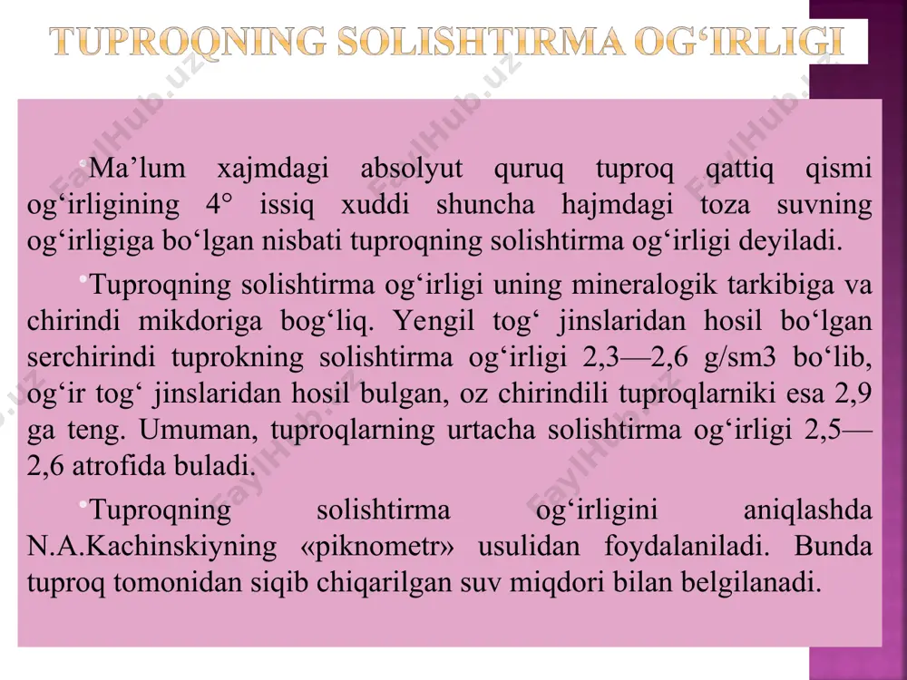 tuproqning fizik xossalari - Page 5