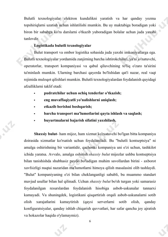 art mavjud usullar bilan hal qilinadi. uchun shaxsiy bulut bo'sh turgan yoki samarasiz foydalanilgan resurslardan foydalanish hisobiga asbob-uskunalar tannarxi kamayadi. va shuningdek, logistikani qisqartirish orqali asbob-uskunalarni sotib olish xarajatlarini kamaytirish (qaysi serverlarni sotib olish, qanday konfiguratsiyalar, qanday ishlab chiqarish quvvatlari, har safar qancha joy ajratish va hokazolar haqida o'ylamaymiz). aslida, quvvat har bir paydo bo'lgan vazifaga bog'liq emas, balki o'rtacha hisobda o'sib borayotgan umumiy yukga mutanosib ravishda oshadi. va rejalashtirish, sotib olish va sotish - ishlab chiqarishga yangi vazifalarni kiritish osonroq bo'ladi. umumiy bulut- tashqi mijozlarga xizmat ko'rsatish uchun bulutli provayderlar tomonidan foydalaniladi. aralash (gibrid) bulut- yuqoridagi ikkita joylashtirish modellaridan birgalikda foydalanish yana bir bor salom, aziz o'quvchilar! :) keling, gaplashaylik bulutli texnologiyalar . tobish, bugungi kunda yana bir post butunlay o'ta qiziqarli va istiqbolli texnologiyaga bag'ishlangan bo'ladi (bu it-sanoatning "oltin koni"), taxallusi ostida yashiringan - bulutli texnologiyalar yoki oddiy odamlarda - "bulut". keling, bulutli hisoblash kontseptsiyasi haqida gapiraylik, uni …