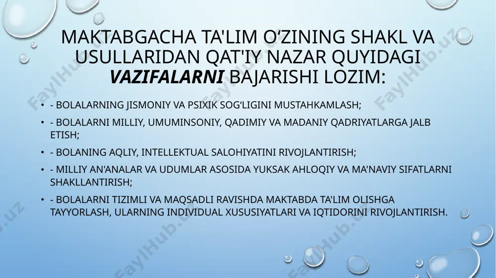 maktabgacha ta’limtashkilotlarida bola tarbiyasining maqsad va vazifalari - Page 4