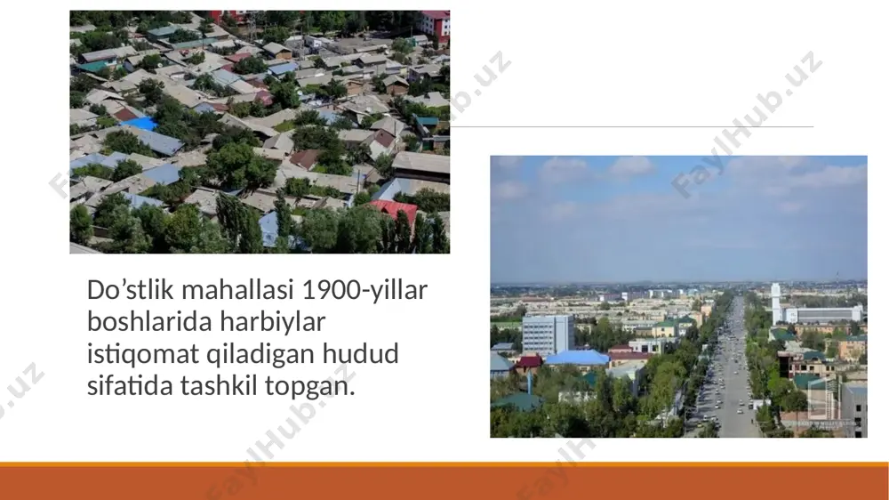 a namunalari, turli nafis sopol va shisha idishlar, fil suyagi, qimmatbaho metall va toshlardan tayyorlangan zargarlik buyumlari kabi topilmalarning koʻplab qayd qilinishi buning dalilidir. masalan, dalvarzintepadan topilgan va fil suyaklaridan yasalgan shaxmat donalari (fil va hoʻkizzebu shaklida) xrz. kunda yer yuzida aniqlangan eng qad. shaxmat donalari (milodiy 2-asr) xisoblanadi. oʻsha davrda termiz kushonlar davlatining muhim shahri va buddizmnintg markazlaridan biri boʻlgan. shaharni termizshoxlar idora qilgan. oʻsha davrda termiz termizshoxlar hokimligining poytaxti boʻlib turgan. arablar bosib olgan davrda (686-704) termiz 70 gektarga yaqin maydonni egallagan, toʻrtburchak shaklidagi qalʼadan iborat boʻlgan. 10-asrda yozilgan „hudud ul-olam“ asarida termiz „jayxun boʻyidagi kurkam va obod shahar. qalʼasi daryo boʻyida, ulkan bozori mashhur, xuttalon va chagʻoniyon ahli shu yerda savdo qiladi“, deb taʼriflangan. termizda jami 2500 dan ziyod korxona boʻlib, mikrofirmalar, kichik va oʻrta korxonalar, chet el investitsiyasi ishtirokidagi korxonalardir. paxta tozalash, qurilish materiallari ishlab chiqarish., yengil va oziq-ovqat sanoati muhim oʻrin tutadi. mustaqillik yillarida termiz …