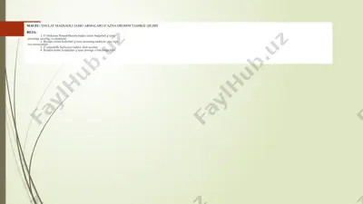 g'azna ijrosi davlat maqsadli jamg'armalari — PPTX