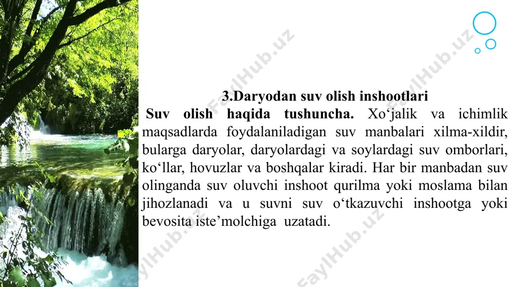 daryolarda quriladigan gidrotexnika inshootlari turlari, tuzilishi - Page 5