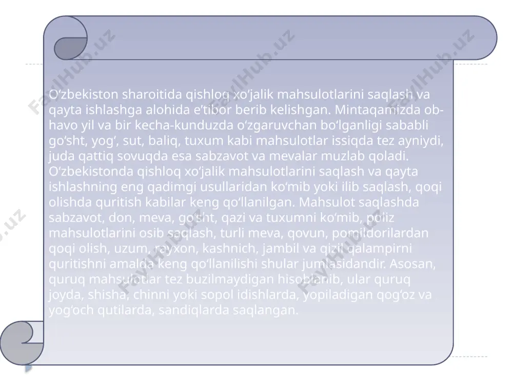 qishloq xo‘jalik mahsulotlarini dastlabki qayta ishlash - Page 5
